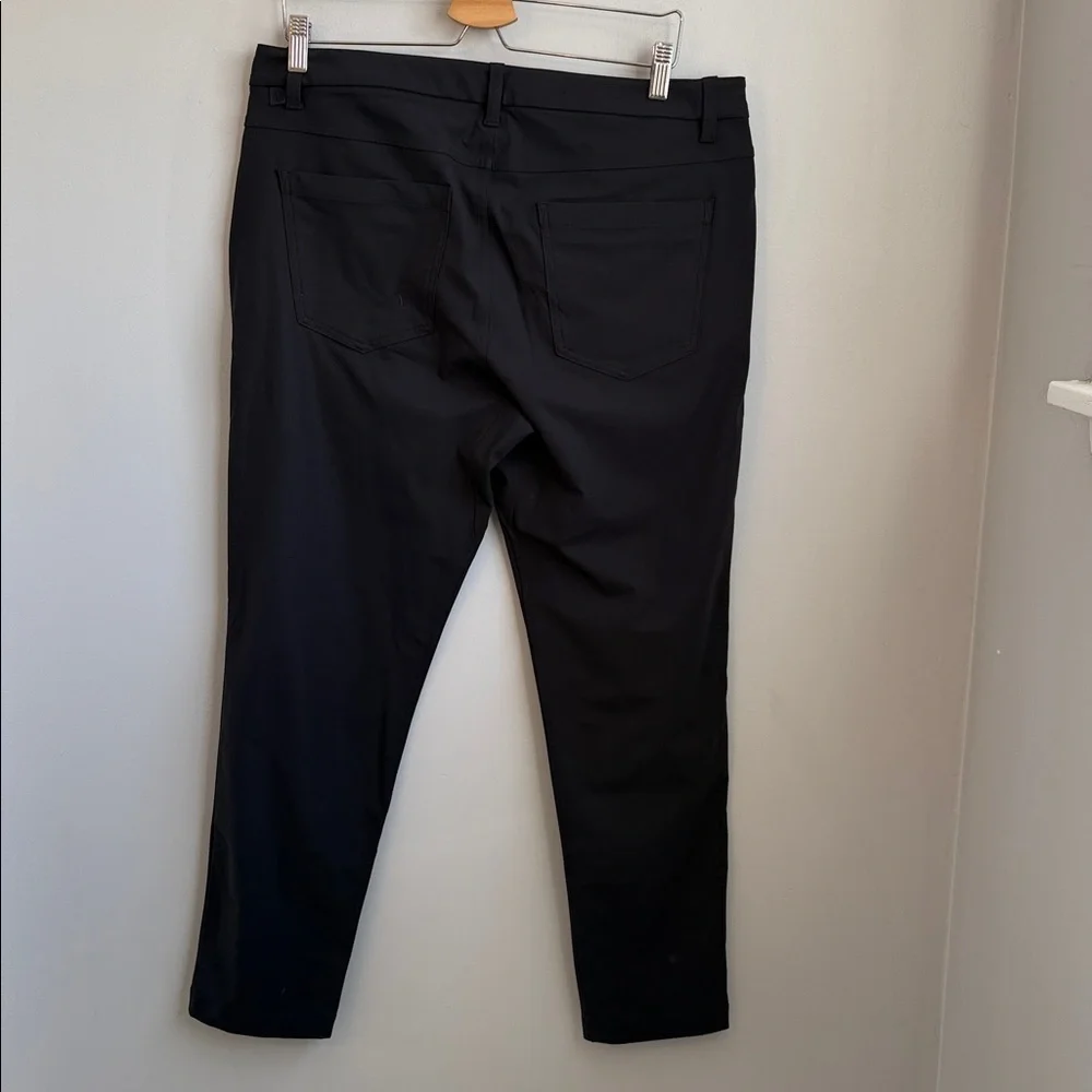 LULULEMON Men's ABC Slim-Fit Black Pant SZ 34
